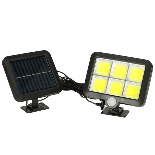 Solcellsrörelse- och skymningssensorlampa 120 LED