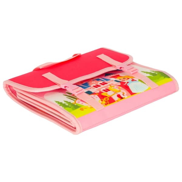 Montessori ryggsäck aktivitetsbräda rosa