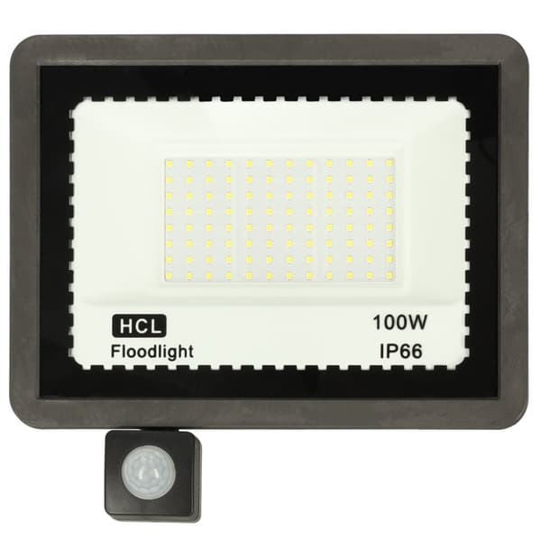 Solcellsrörelselampa spotlight 100W