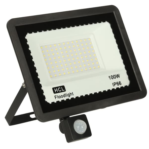 Solcellsrörelselampa spotlight 100W
