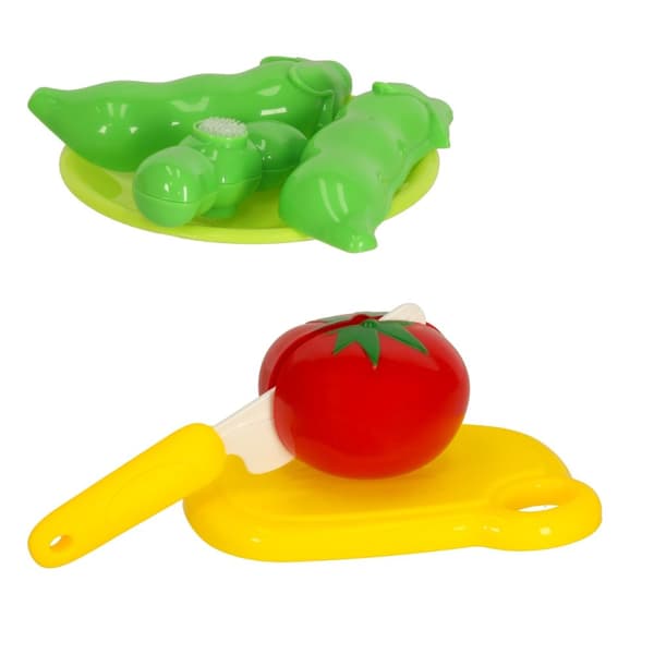 Grönsaker och frukt att skära i rovor