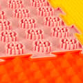 Miniatyrbilde 11 av 11: Ortopedisk matta sensorisk pussel fotmassage