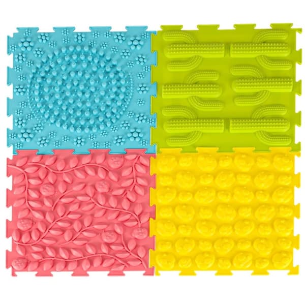 Montessori ortopedisk sensorisk pusselmatta