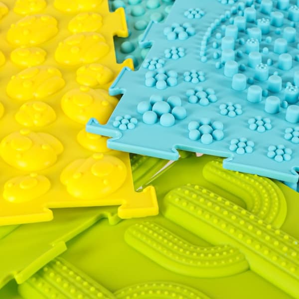 Montessori ortopedisk sensorisk pusselmatta