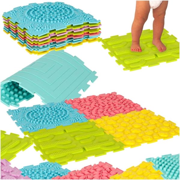 Montessori ortopedisk sensorisk pusselmatta