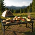 Miniatyrbillede 11 af 11: Campingbord 88x60x40x27 cm