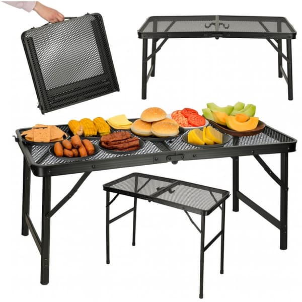 Campingbord 88x60x40x27 cm