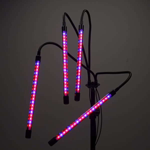 LED växtlampa panel med 4x80 LED