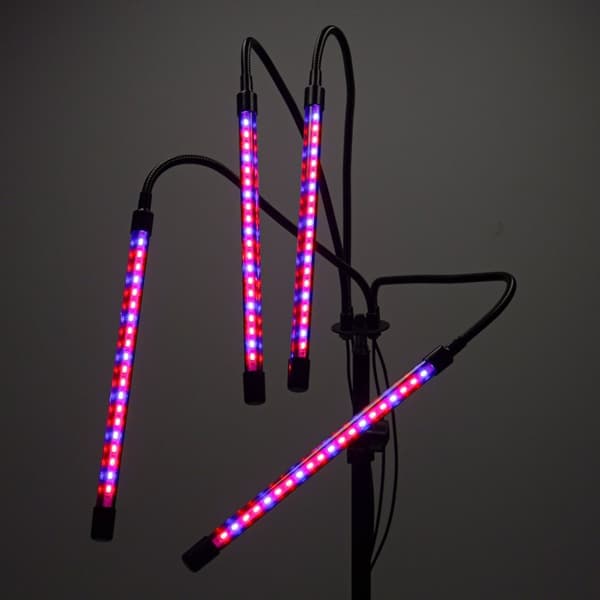 LED växtlampa panel med 4x80 LED