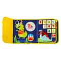 Miniatyrbild 8 av 11: Montessori ryggsäck aktivitetsbräda blå