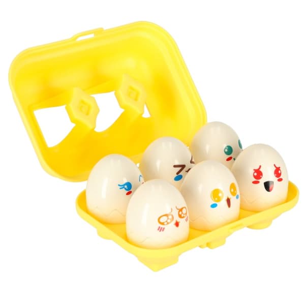 Pusselägg block montessori djur 6 st