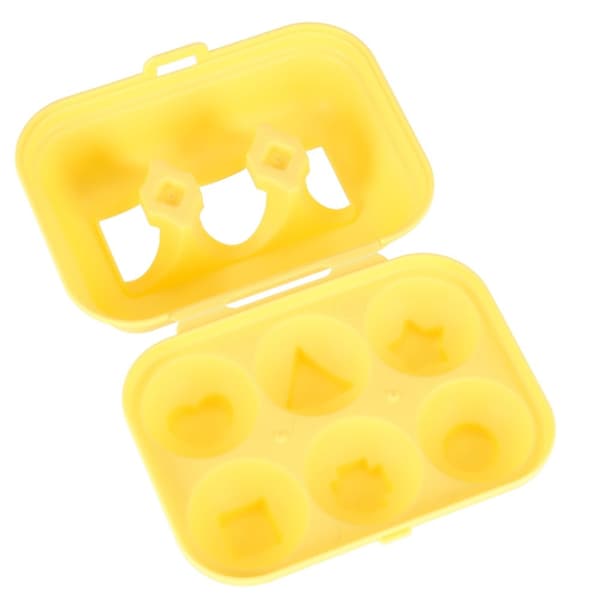 Pusselägg block montessori djur 6 st
