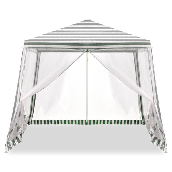 Tält trädgårdsfest paviljong kommersiell vit 2,4x2,4m