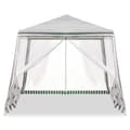 Miniatyrbild 10 av 11: Tält trädgårdsfest paviljong kommersiell vit 2,4x2,4m