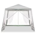 Miniatyrbild 1 av 11: Tält trädgårdsfest paviljong kommersiell vit 2,4x2,4m