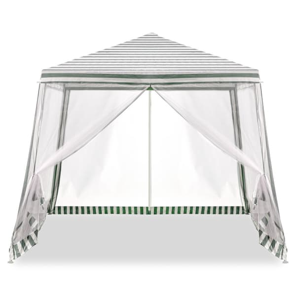 Tält trädgårdsfest paviljong kommersiell vit 2,4x2,4m