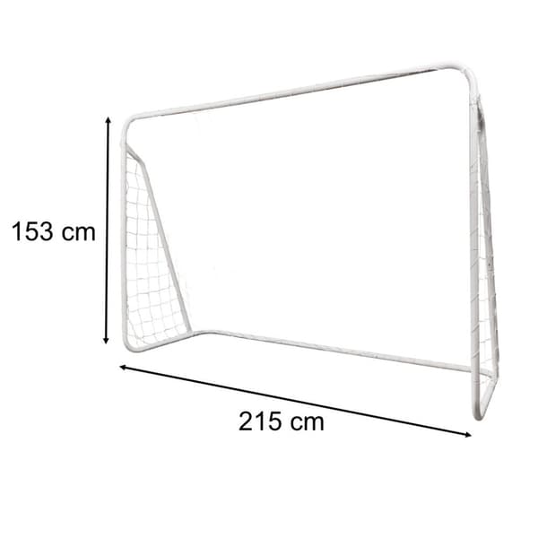 Fotbollsmål 2i1 215x153x76 cm