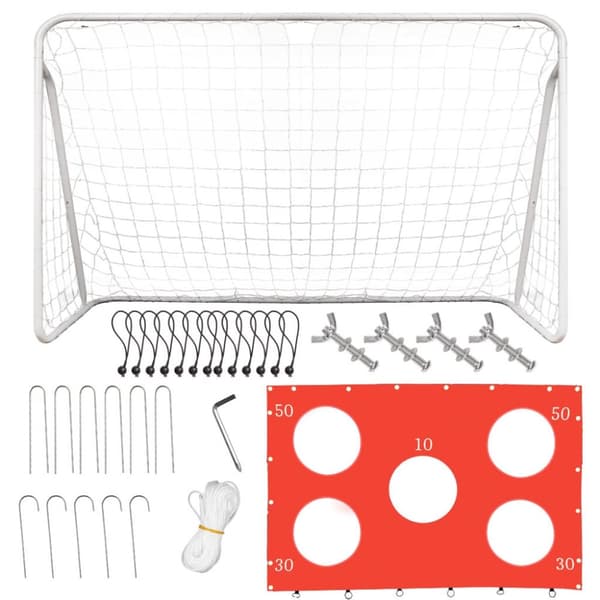 Fotbollsmål 2i1 215x153x76 cm