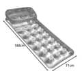 Miniatyrbillede 2 af 11: Badmadrass / Flytmadrass - Pool