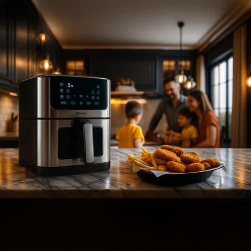 Airfryer / Varmluftsfritös / Air Fryer - 8L