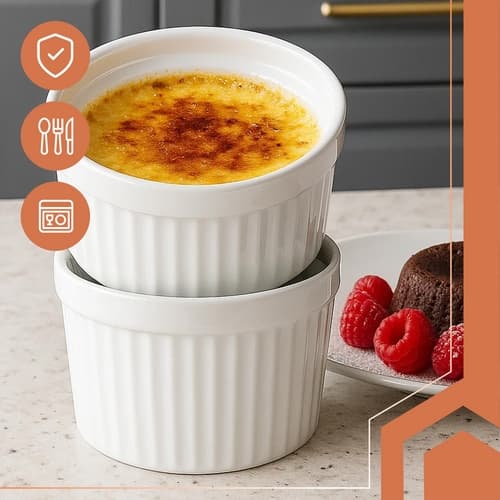 Ramekin / Suffléform - Ugnsform för sufflé - 200 ml, 6 st