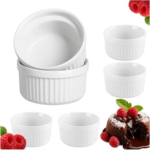Ramekin / Suffléform - Ugnsform för sufflé - 200 ml, 6 st