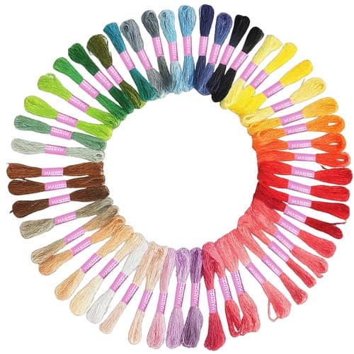 Broderitråd Set / Broderigarn - 50 st
