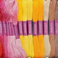 Miniatyrbillede 6 af 11: Broderitråd Set / Broderigarn - 150 st