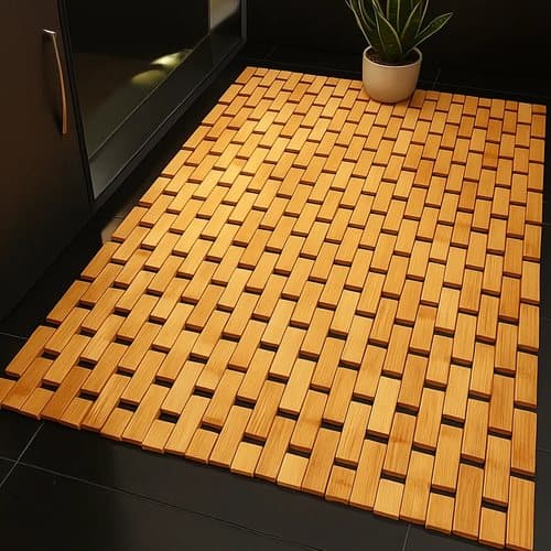 Badrumsmatta Bambu - 80x50 cm