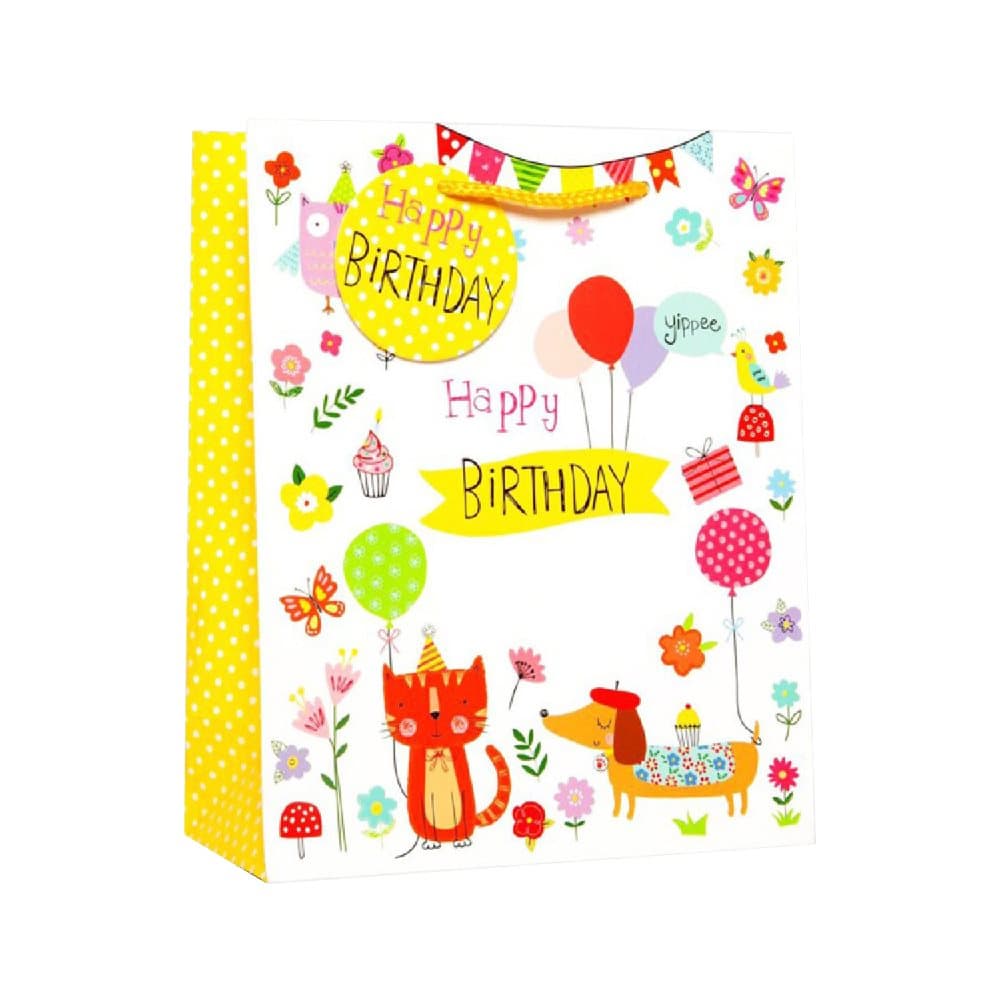 Simon Elvin Standard Juvenile Birthday Gift Bag (6 st)