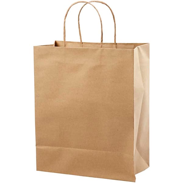 Papperspåsar - H: 33 cm - B: 26 x 13 cm - 10 st