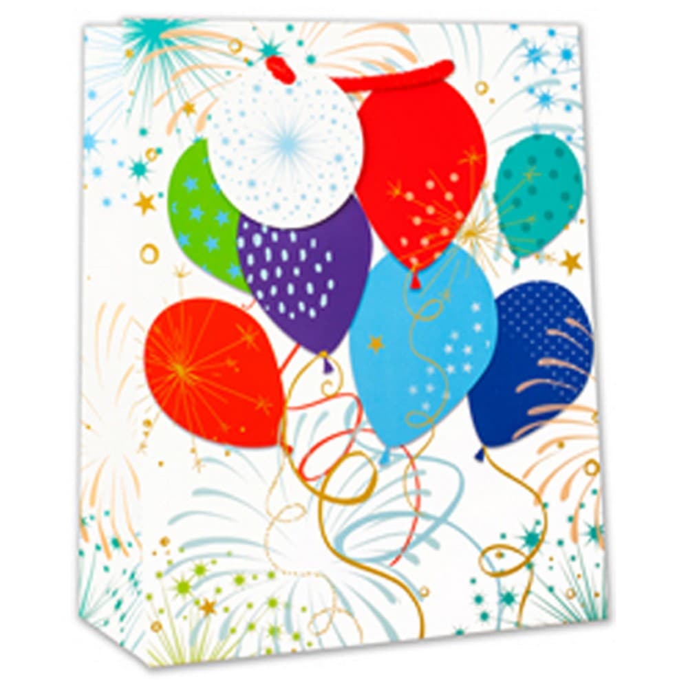 Simon Elvin Birthday Balloon Print Extra Large Gift Bags (Pack Of 6)