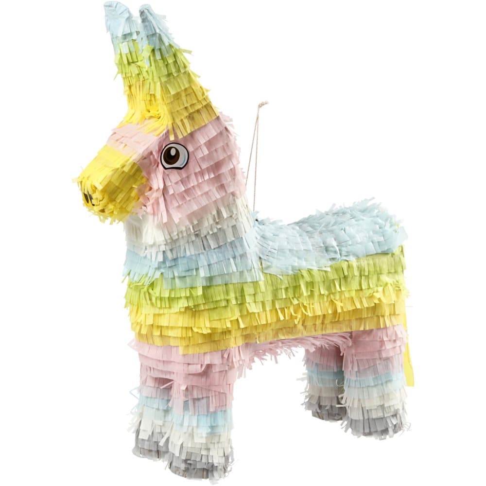 Piñata i Pastellfärger - stl. 39x13x55cm