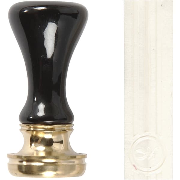Lackstång och Sigillstämpel - Pärlemo Vit - 17 mm