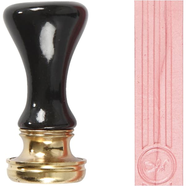 Lackstång och Sigillstämpel - Rosa - 17 mm