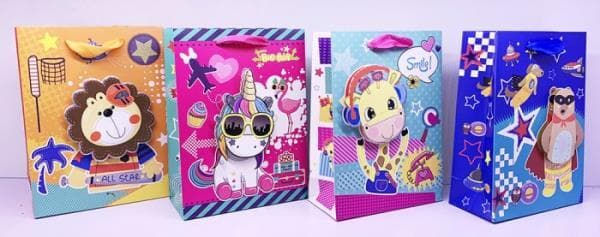 Purse prezentowa 3D 9020B 26x32x10cm p12, price for 1 pc