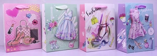 Purse prezentowa Teenager girl 9022B 3D 26x32x10cm p12, price for 1 pc