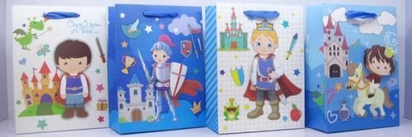 Purse prezentowa little knight 3D 8944B 26x32x10cm p12, price for 1 pc