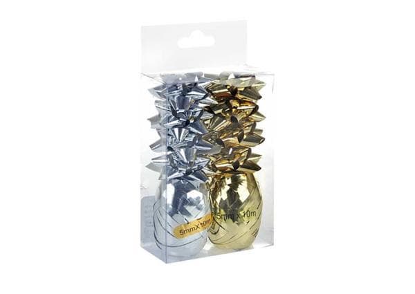 2 pcs set of ribbon. + 8pcs rosette.