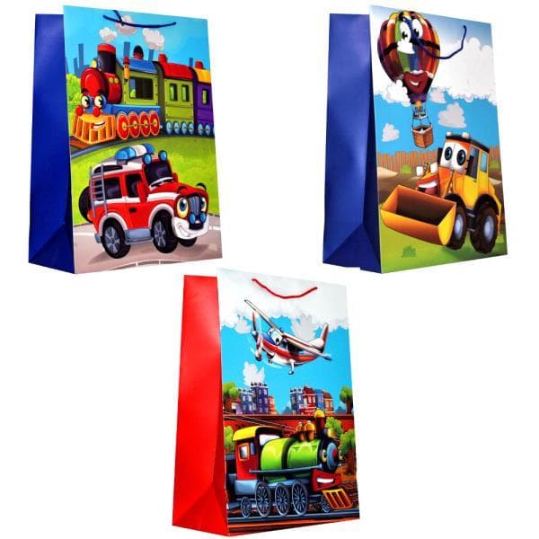 Purse prezentowa vehicles 9060B / SD 26x32x20 wide bottom p12, price for 1 pc