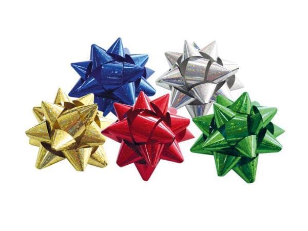 Wstążka rozeta MFP hologram 2/8cm mix kolorów cena za 1 szt