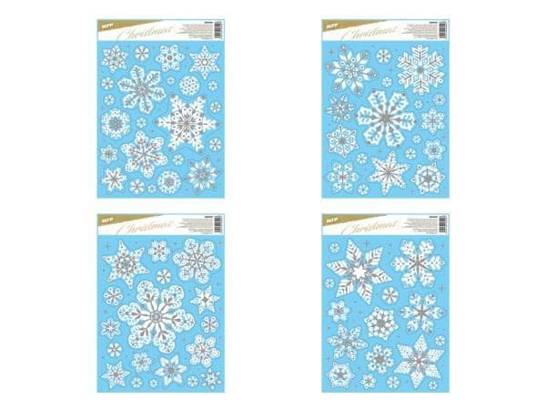 Christmas glitter sticker MFP VA019 30x42cm price for 1 piece