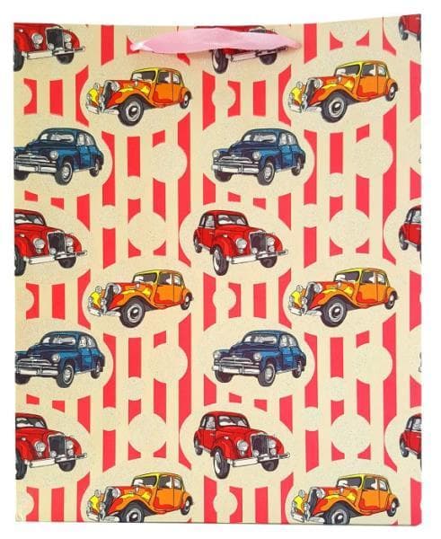 Prezentowa stylish handbag 26x32x12cm p12 1237B toy cars, price for 1 pc