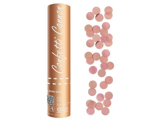 Pneumatic confetti - pink gold foil circles p.24 20cm price for 1 piece