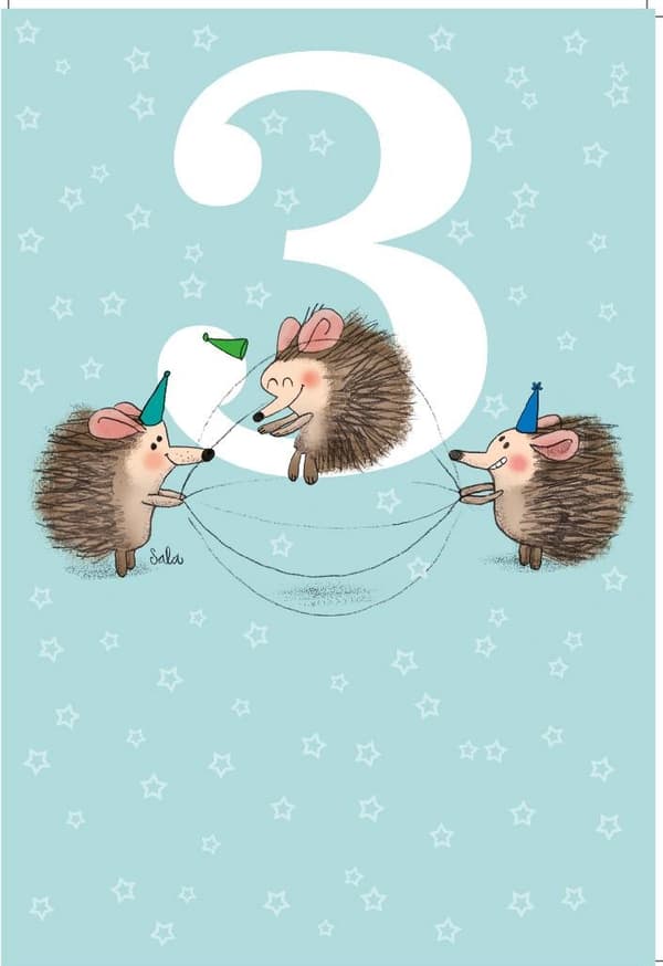 Grattiskort  3 år