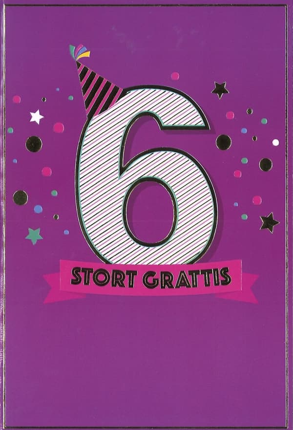 Grattiskort 6 år