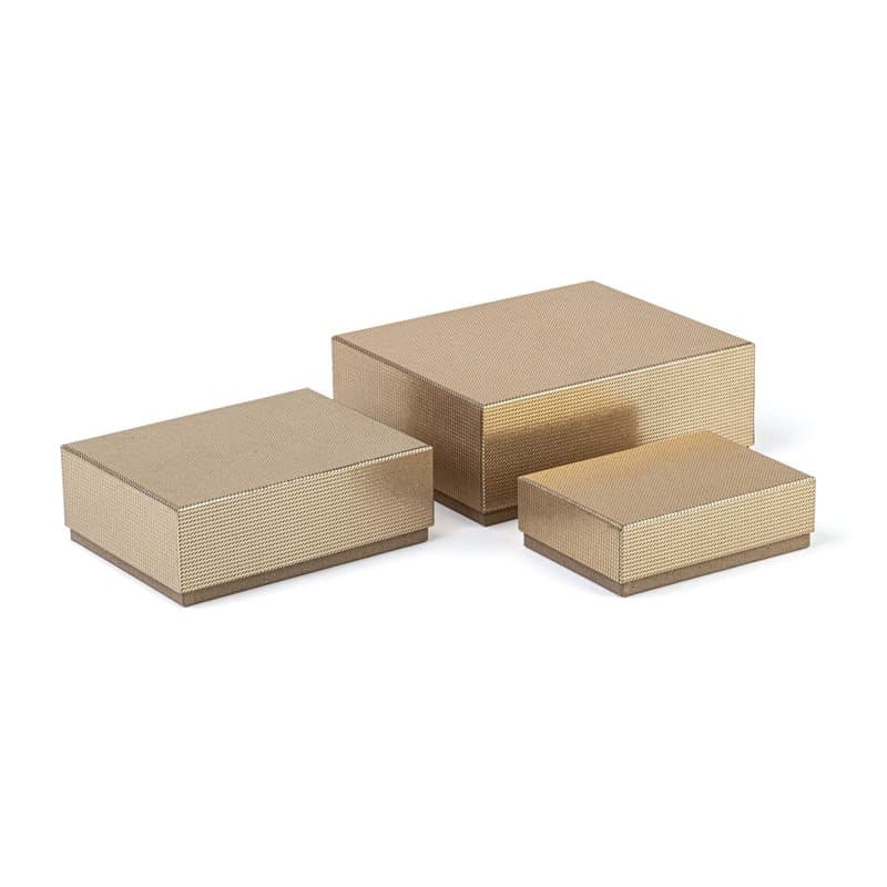 Presentask i Guld/Natur