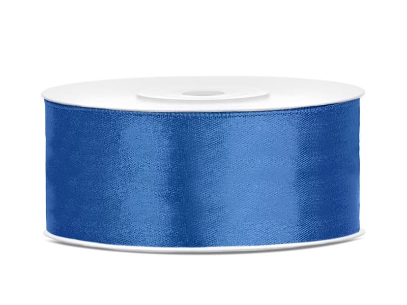 Satinband Kungsblå