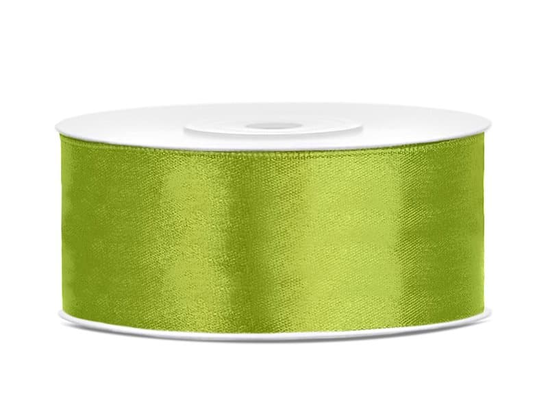 Satinband Äppelgrön