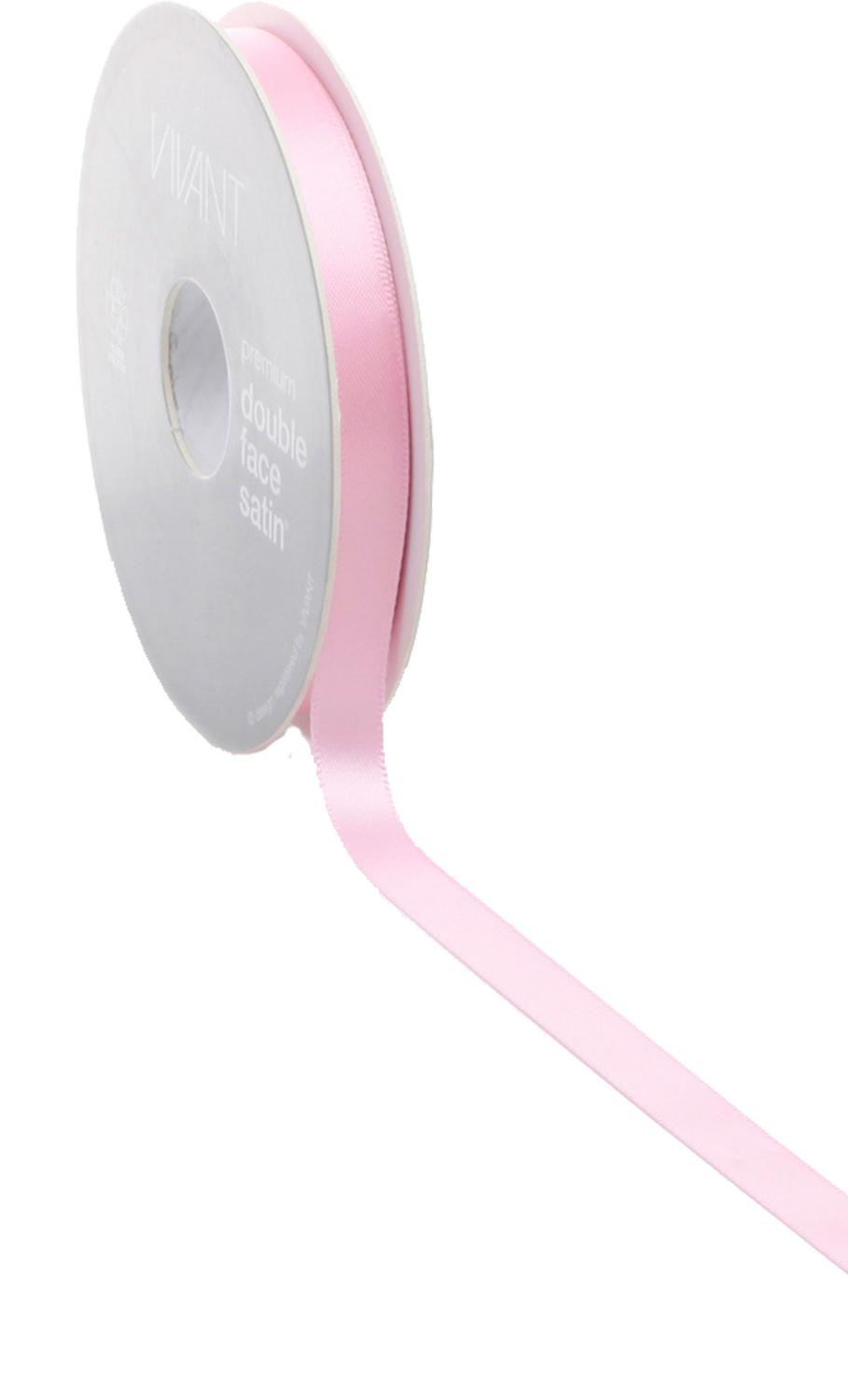 Satinband Ljus Rosa 25m